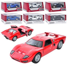 машина Kinsmart мет. FORD GT40 MKII, відч. дв., гум. кол., в кор. 16х7,5х8см.  KT 5427 W  (24)