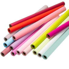плівка для пакування квітів та подарунків кольорова матова в рулоні 60см.х10м.