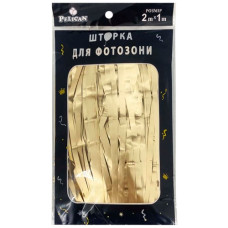 шторка для фотозони Pelican 1х2м. "Матова фольга" шампань  872134  (10/300)