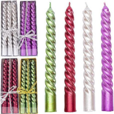 свічки святкові 15см. металік, набір 3шт.  10-98/97847  (288)