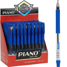 ручка Piano РТ-350 кульк. масл. з грипом синя  (50/2400)