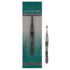 пінцет манікюрний металевий косий на бліст.  РТ-2  (12/720)