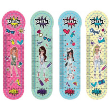 закладки для книг Maxi пластикові "Girls" набір 4шт.  МХ69113  (200)