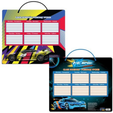 розклад уроків Cool for shool "Car&Robot" ламінований 40,5х35см.  CF82400-02  (8/160)