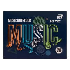 зошит для нот Kite А5/20арк. Music  К26-405  (10)