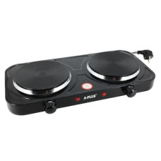 електроплитка A-Plus 2 конфорки диск Black  2104 B  (6)