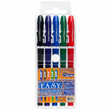 набір гел. ручок J.Otten EB777- 5  5кол., кольоровий корпус  (24/288)