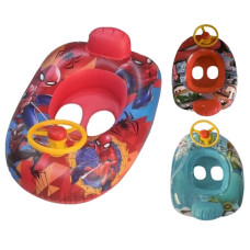 плотик надувний Машинка з кермом 65см. (без бренду)  6513  (120)