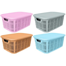 кошик з кришкою Jute  2,5л.  АК 599