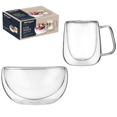 сервіз Ringel Guten Morgen піала 500мл. + чашка 300мл. з подвійними стінками  RG-0002/500-300