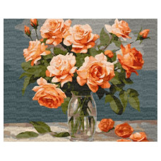 картина за номер. Ідейка 40х50см. "Витончений букет"  КНО3251