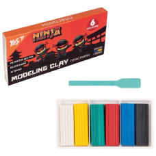 пластилін YES  6кол./120гр. "Ninja"  540624  (40)