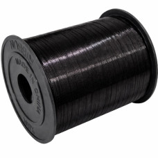 стрічка для повітряних кульок, подарунків та квітів чорна 5мм./300 ярдів  3302-0185