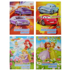 картон кольоровий Polly двосторонній А4 9кол./9арк.  (20)