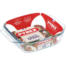 форма для запікання Pyrex Irresistible скляна квадр. 29х23х7см. 2,3л.  400В000 (6)