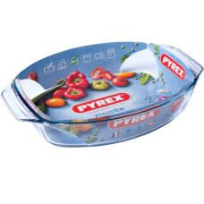 форма для запікання Pyrex Irresistible скляна овальна 39х27х7см. 4л.  412В000  (4)