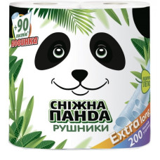 рушник паперовий Сніжна панда Extra Long двошаровий, набір 2шт.  (12)