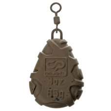грузило Carp Pro Delight Flat Pear Swivel 85гр.  CPDTFPS85