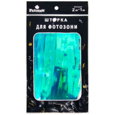 шторка для фотозони Pelican 1х2м. "Перламутр" синя світла  872196  (10/300)