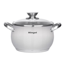 каструля Ringel Riegel 16см. 2,2 л. зі скляною кришкою  RG-2016-16