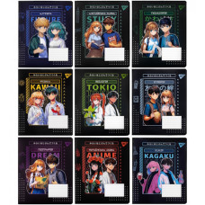 зошит 1Вересня/YES 48арк. предметний мікс 9предметів "Anime" клітинка/лінія  767484  (9/216)