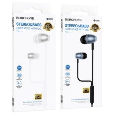 навушники Borofone Excepcional universal earphones з мікрофоном  BM95