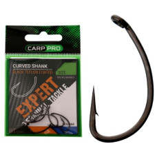 гачки коропові Carp Pro Curved Shank BT Series №8, набір 7шт.  CPCSHT8