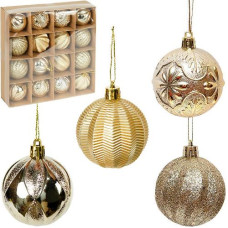 набір кульок ялинкових 6см. 16шт., золото  6279-7А/119714  (1/36)