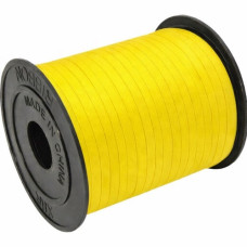 стрічка для повітряних кульок, подарунків та квітів жовта 5мм./300 ярдів  3302-0177