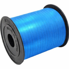 стрічка для повітряних кульок, подарунків та квітів синя 5мм./300 ярдів  3302-0182