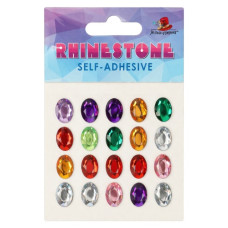 стрази самоклеючі 1,4х1,0см. 20шт.  213835