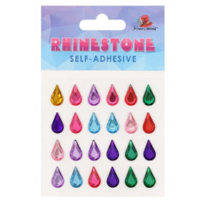 стрази самоклеючі 1,8х1,3см. 24шт.  213834