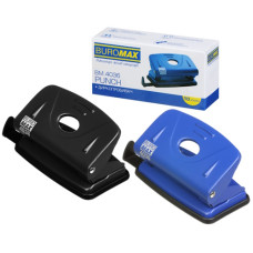 діркопробивач Buromax металевий 12,3х6,1х3,8см., до 10арк.  ВМ.4036  (12/96)