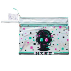 тека Zibi голографічна штучна шкіра "User" 2 від. А4 33х25,5х1см., мультиколор  ZB.705513  (120)