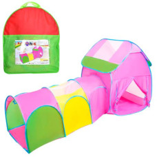 намет будинок 210х83х104см., з тунелем, в сумці 52х62х4см.  MR 1482  (6)