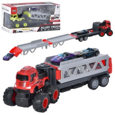 трейлер інерц. 27см., 2 машинки, в кор. 31х16х11см.  Н2104  (24)