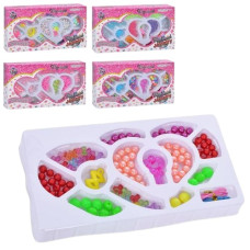 бісер намистини, нитки, підвіски в кор. 22х12х2,5см.  22151-52-53-54-55  (144)