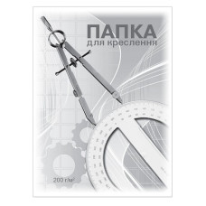 папка д/кресл. Бріск ПВ-16  А4/200гр. 10арк.  (20/160)