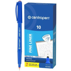 маркер Centropen 4621 лінер червоний 0.3мм.  (10/200)