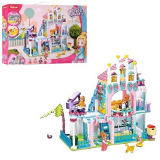 конструктор Sluban будиночок, меблі, фігурки, 601 дет. в кор. 47,5х33,5х7см.  М38 В0973  (12)