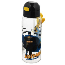 пляшка для води 500мл. з трубочкою Batman  ТР-726-50  (24)