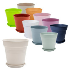 горщик для квітів Алеана з підставкою "Глорія" 11х10,2см.