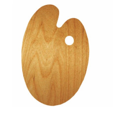 палітра дерев`яна ROSA Gallery овальна ергономічна 20х30см., промаслена  94160204