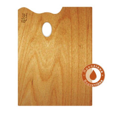 палітра дерев`яна ROSA Gallery прямокутна ергономічна 20х30см., промаслена  94160512