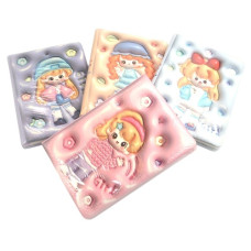 блокнот J.Otten DSCN9898 об`ємний "Дівчинка" 13х8см., 96арк.  (12/96)