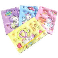 блокнот J.Otten JZ85002 об`ємний на гумці "Unicorn" А5/80арк., 70гр./м2, дизайн 3D, лінія  (16/96)