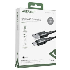 кабель Acefast USB to Type-C 1,2м. 3A, nylon, aluminum connectors  C1-04