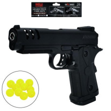 пістолет 20см., пластикові кулі, в кул. 18х26х3,5см.  507-1  (96)