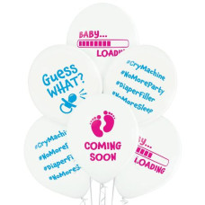 кульки повітряні Польща з мал. "Немовля завантаження" 30см./12" (ціна за упак.-50шт.) 3103-1260