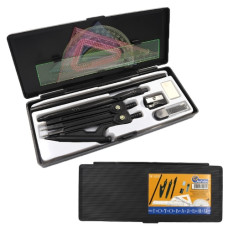 готовальня J.Otten M-3800  11предм. чорна коробка  (12/144)